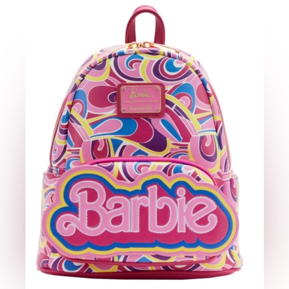 BARBIE NWT TOTALLY HAIR LOUNGEFLY BACKPACK - Picture 1 of 6